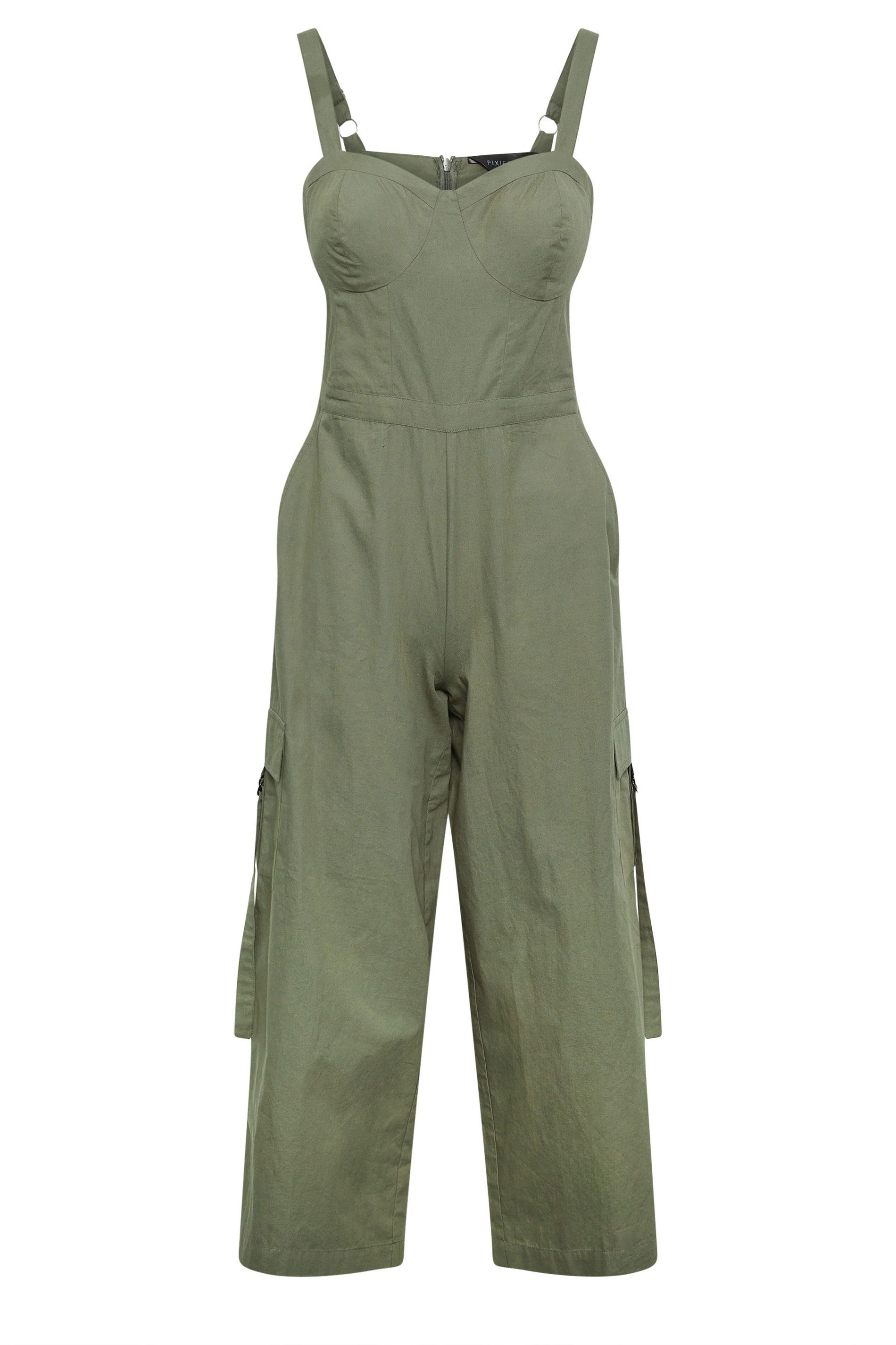 PixieGirl Petite Utility Wide Leg Jumpsuit