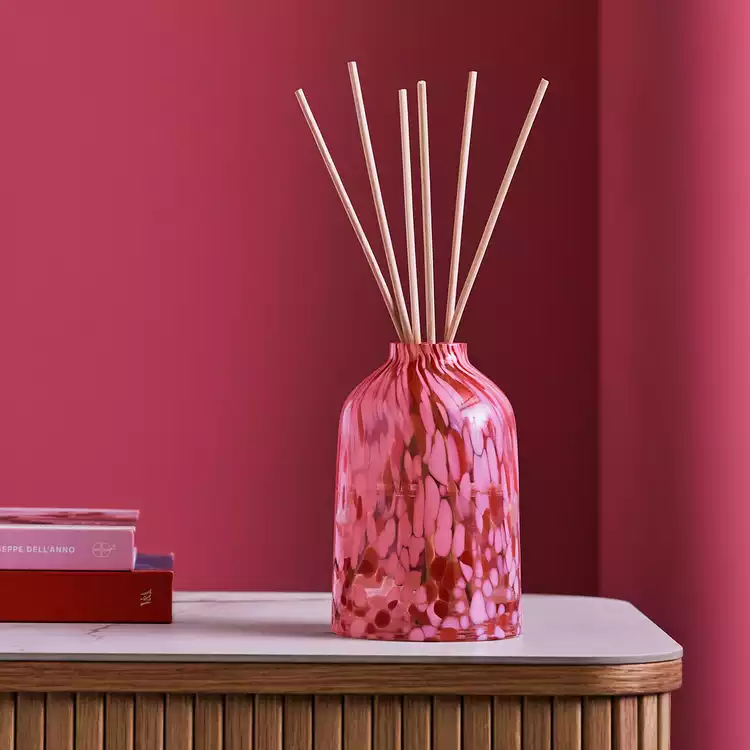 Habitat Confetti 500ml Glass Diffuser - Pink Jasmine & Amber