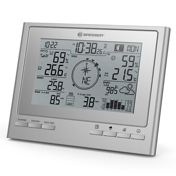 BRESSER station de base supplémentaire / de remplacement pour station météo ClimateScout 7003100