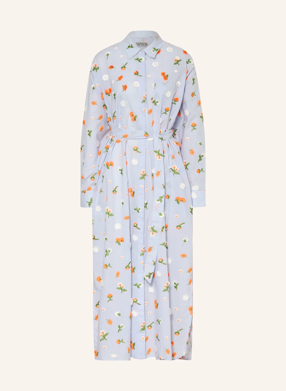 ESSENTIEL ANTWERP Hemdblusenkleid JAMANNA mit Schmucksteinen