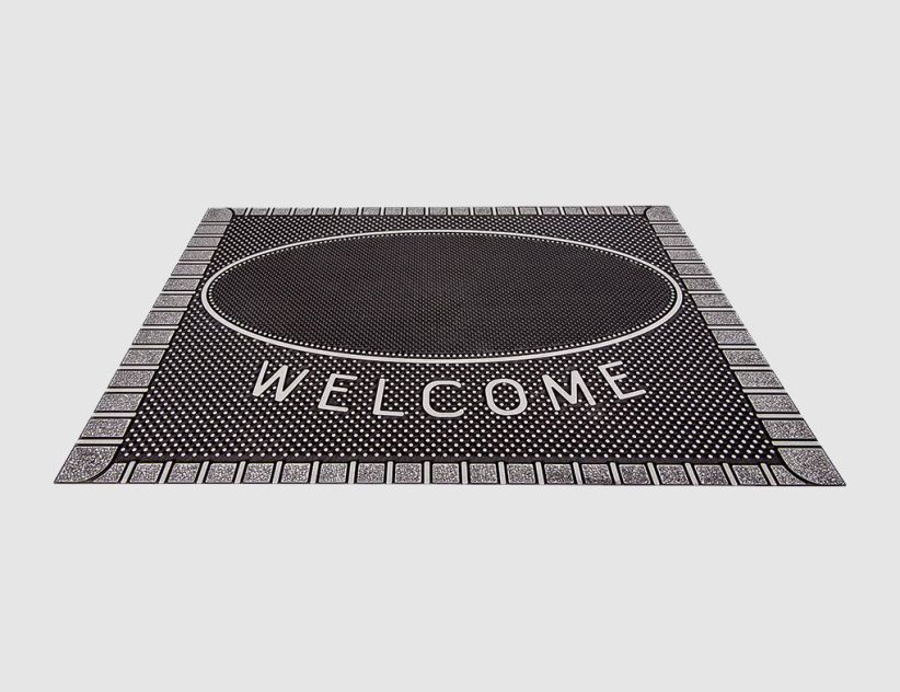 Fußmatte Scraper Welcome