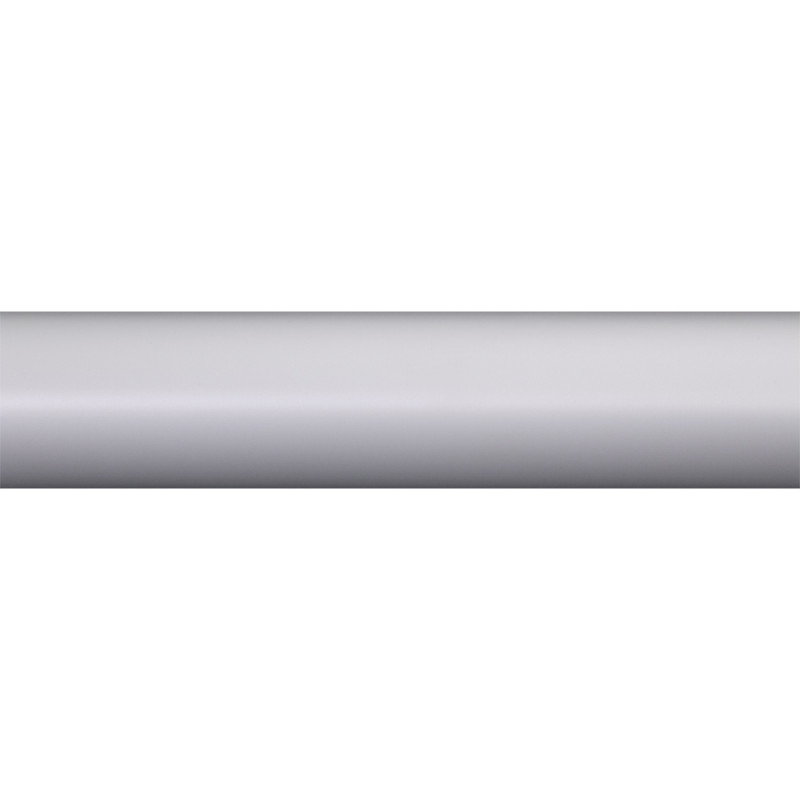 Rampe d'escalier aspect aluminium Ø 45 mm 3,9 m