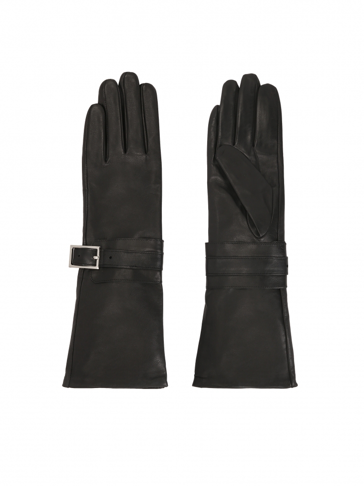 Elegant long gloves with decoration