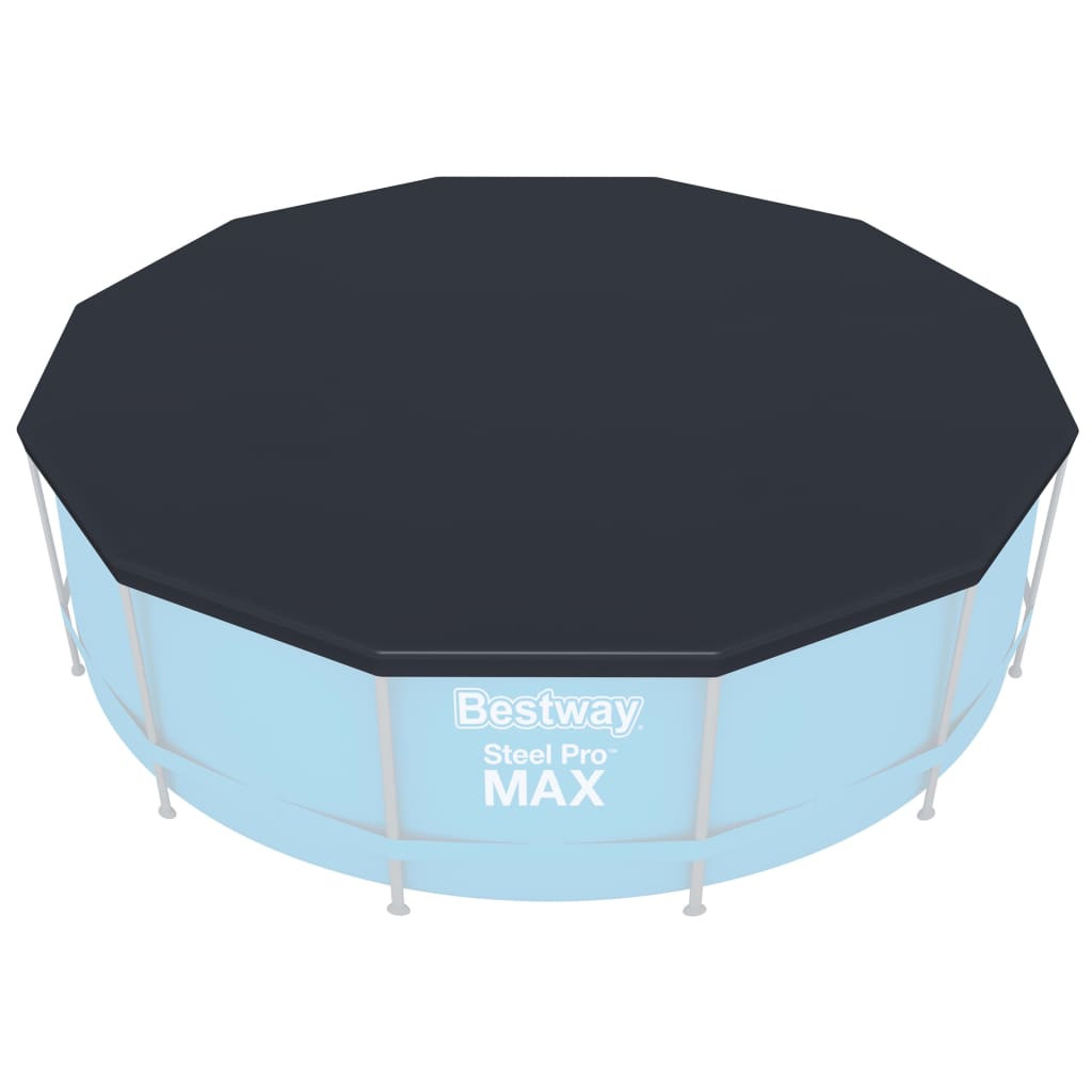 Bestway Pokrywa na basen Antracyt 366 cm PVC