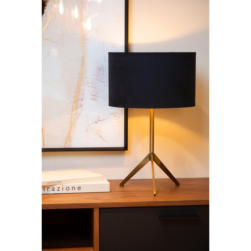 Lampe de table Tondo or mat E27 60 W LUCIDE