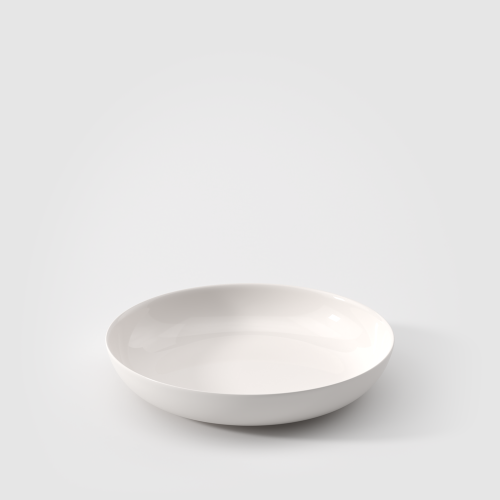 For Me Serving Bowl - White, 115 oz, Premium Porcelain