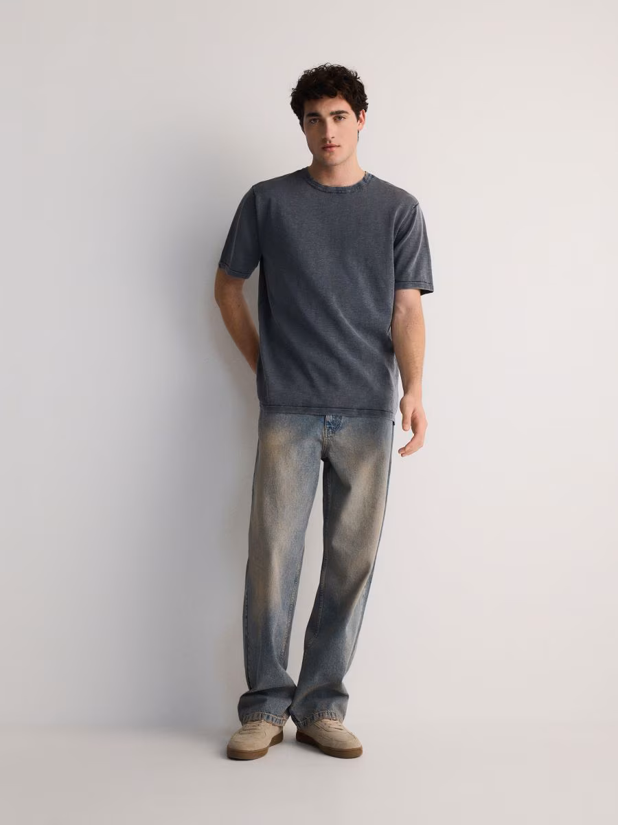 Regular Fit T-Shirt With Wash Effect