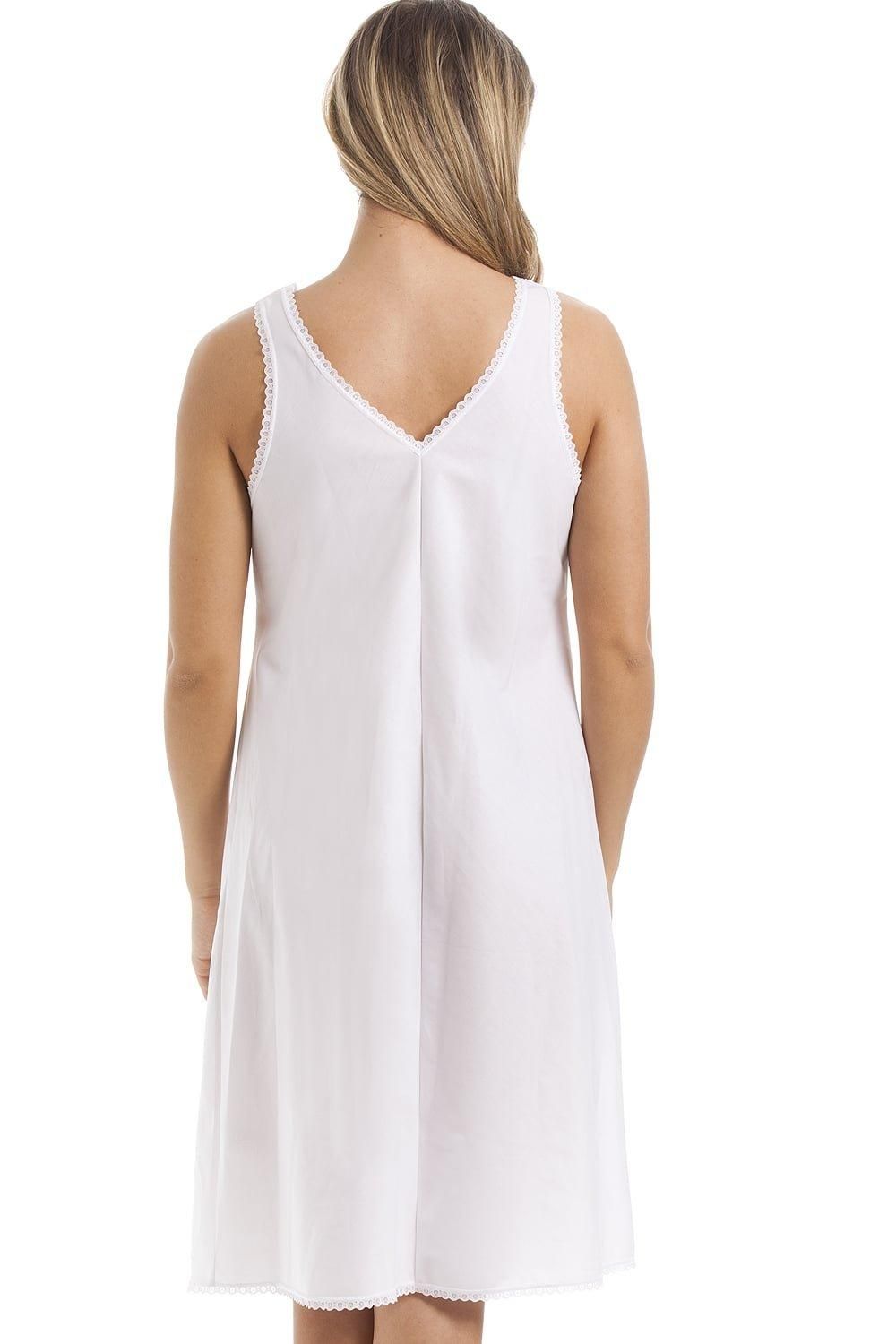 Camille Classic Embroidered Chemise Full Slip