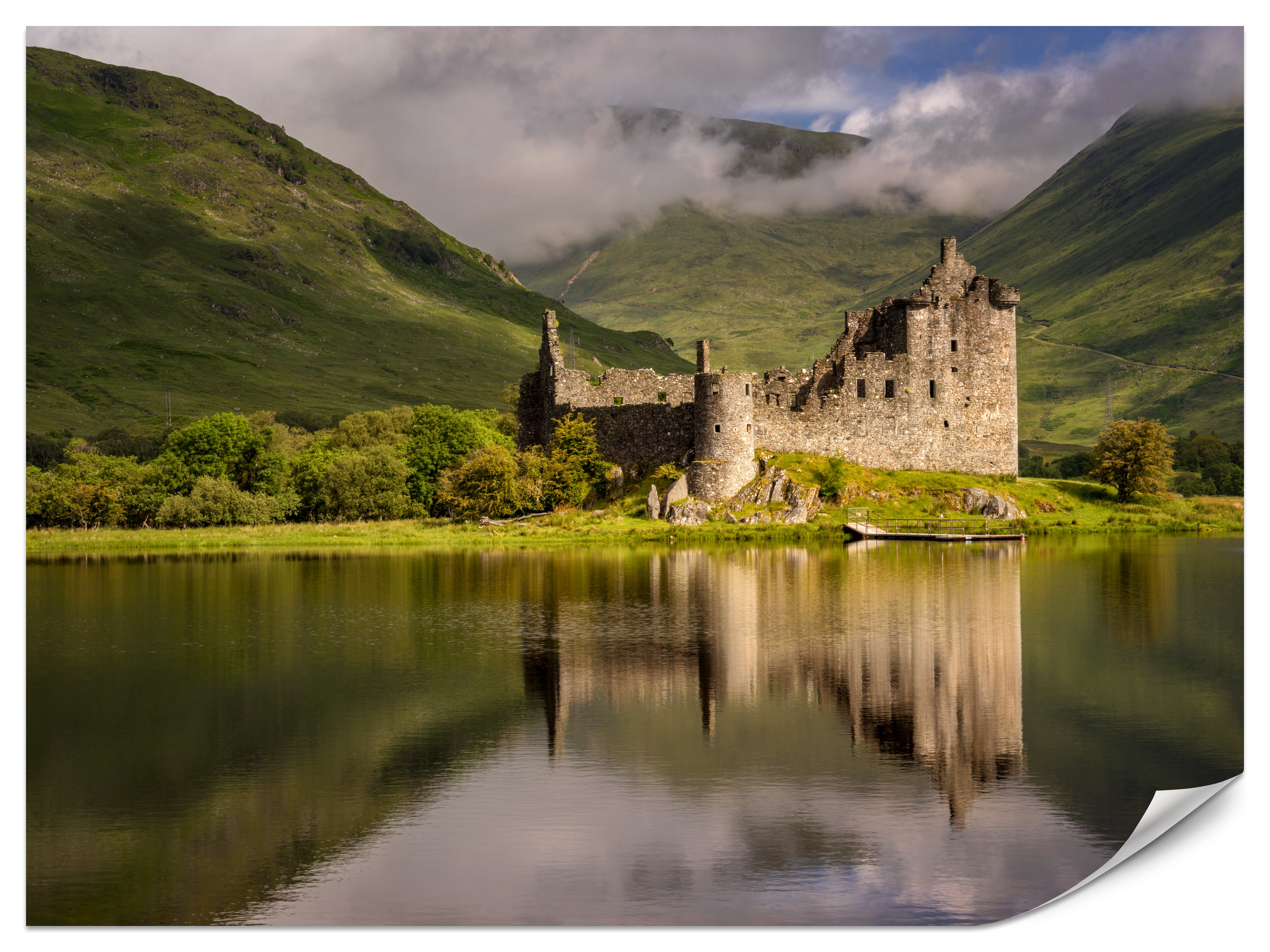 Fototapeta Zamek Kilchurn 450x315cm