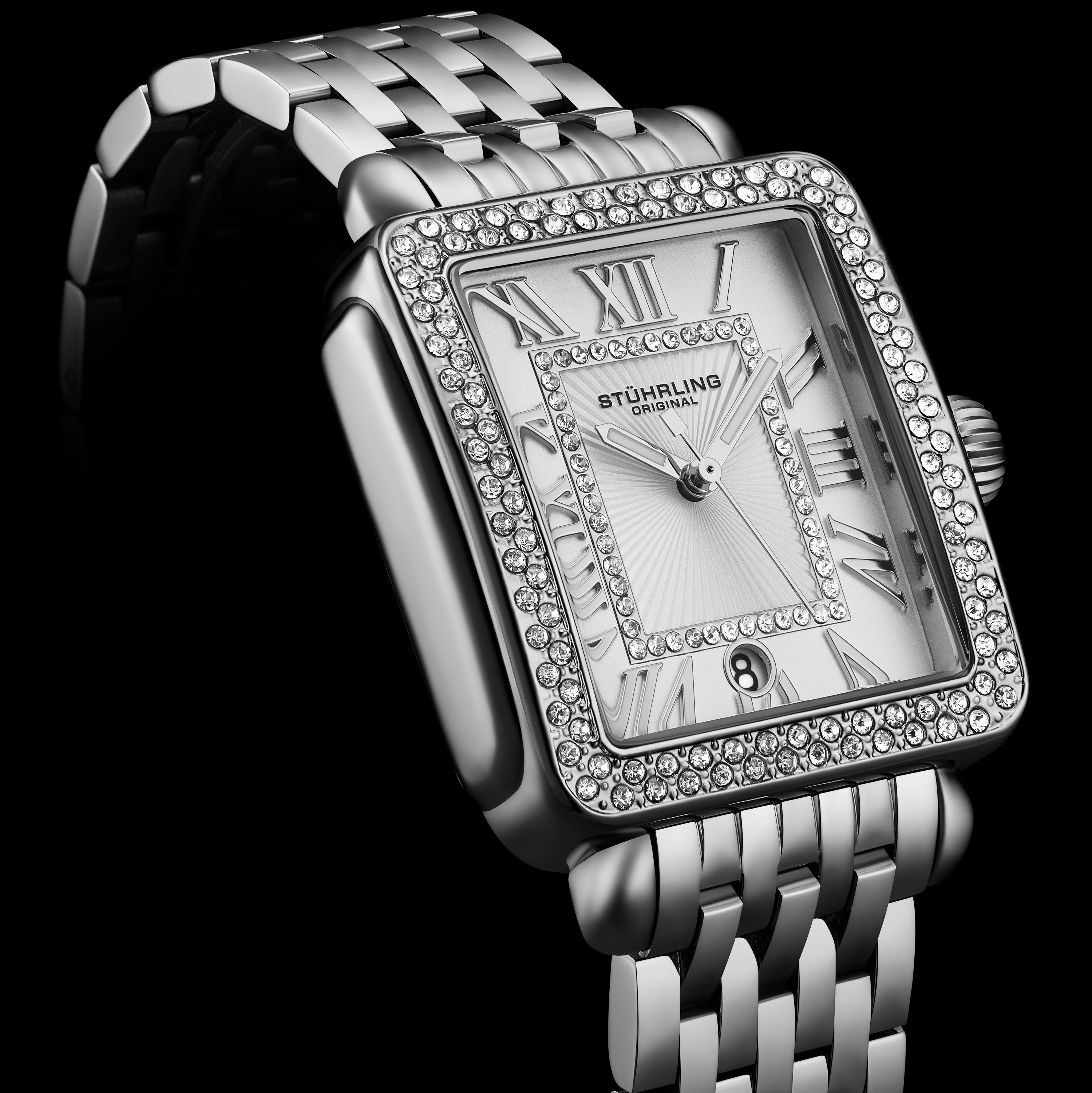 STÜHRLING Original VivreLuxe 34mm Rectangle Quartz Fashion