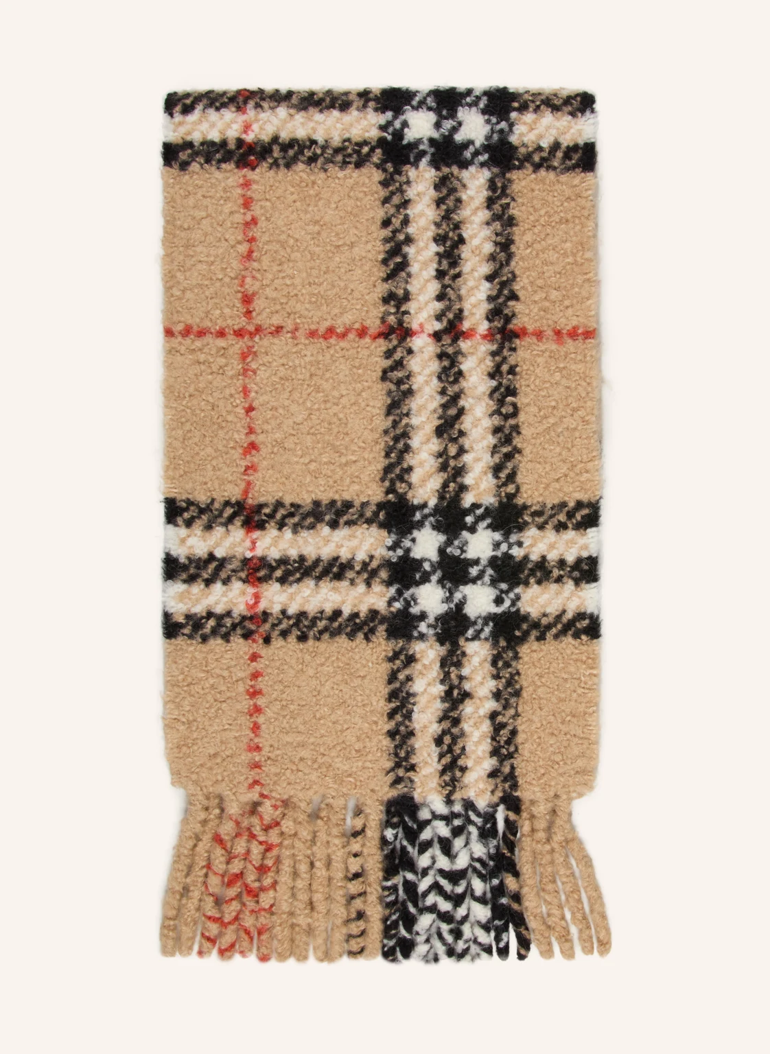 BURBERRY Alpaka-Schal aus Bouclé