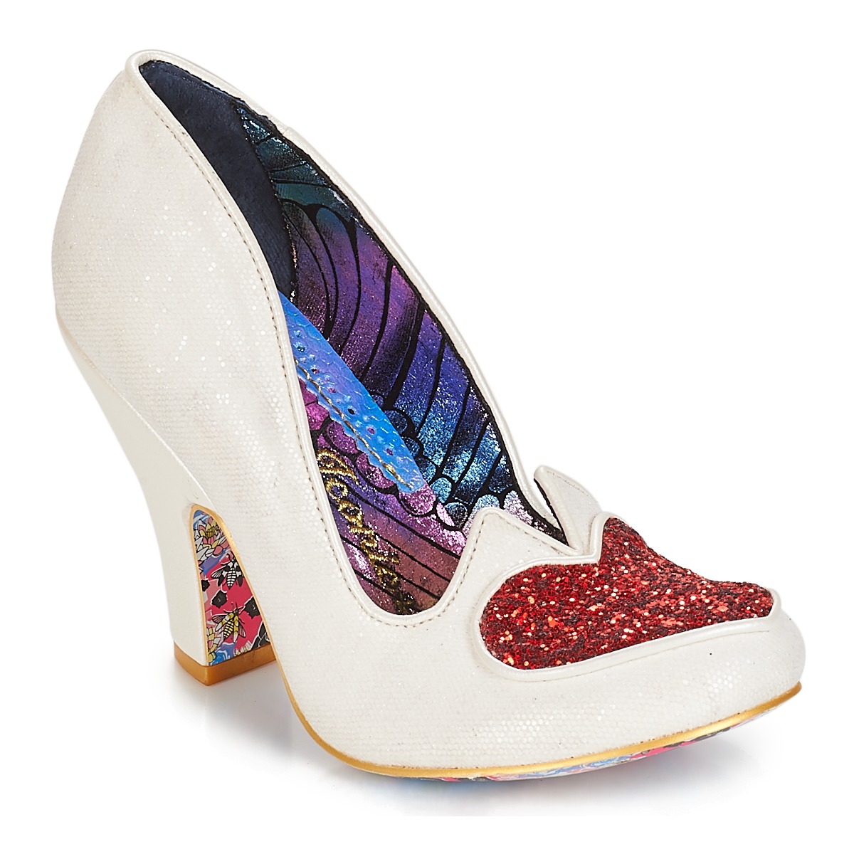 Irregular Choice - Love me not - White / Red