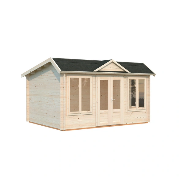 Gartenhaus »Claudia«, Aufstellmaße BxTxH: 440 x 346 x 249 cm, tauchgrundiert, Holz