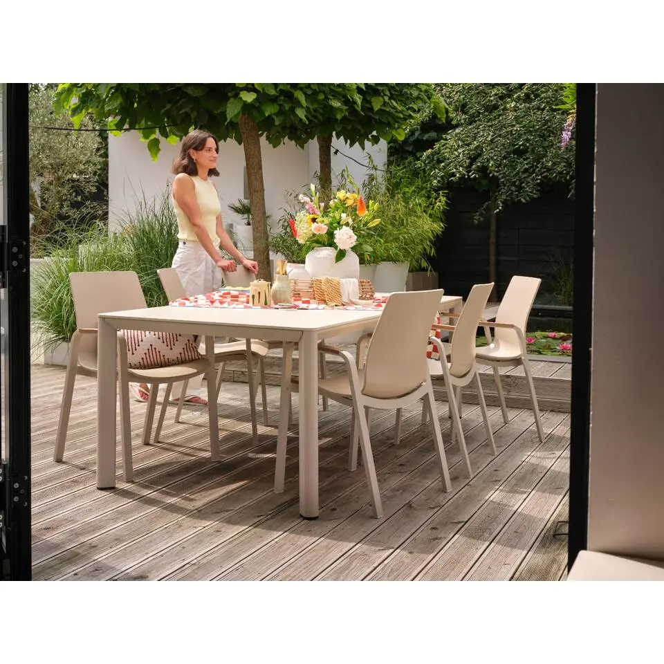 Hartman Kyra dining tuintafel 240x100 cm. - Latte