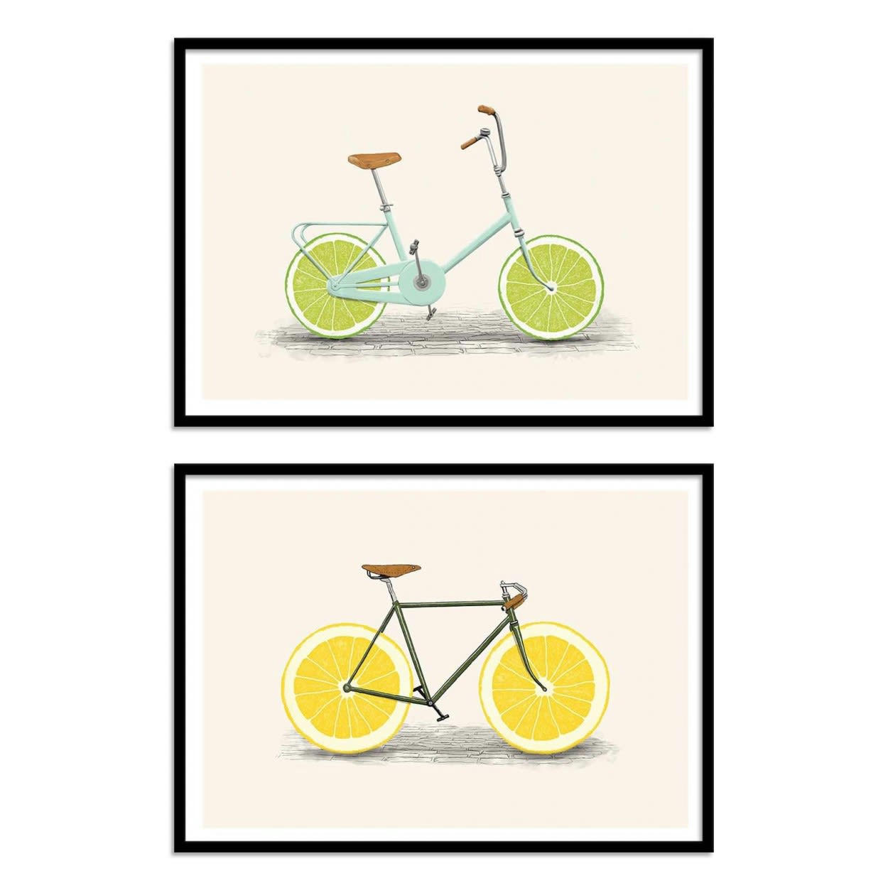 FLORENT BODART - ZEST AND ACID - 2 Affiches d'art 30 x 40 cm