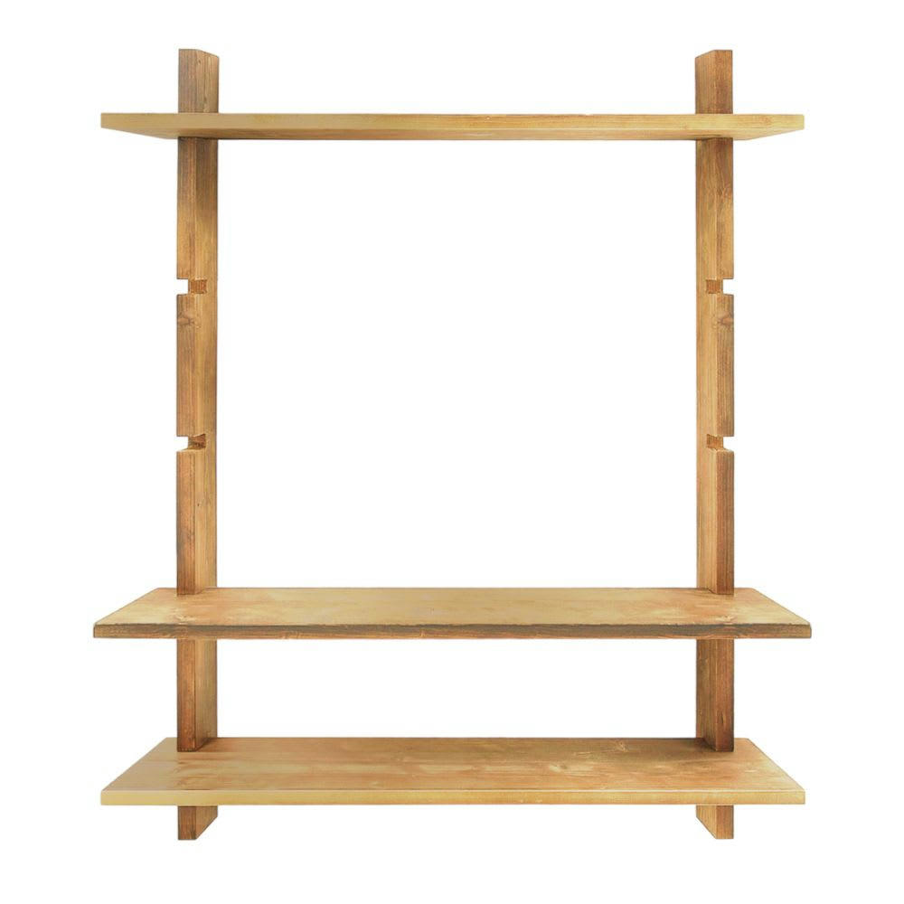 ALOMA - Étagère modulaire individuelle marron clair