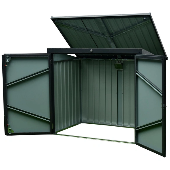 Mülltonnenbox, 158 x 134 x 101 cm (BxHxT), 1.810 Liter