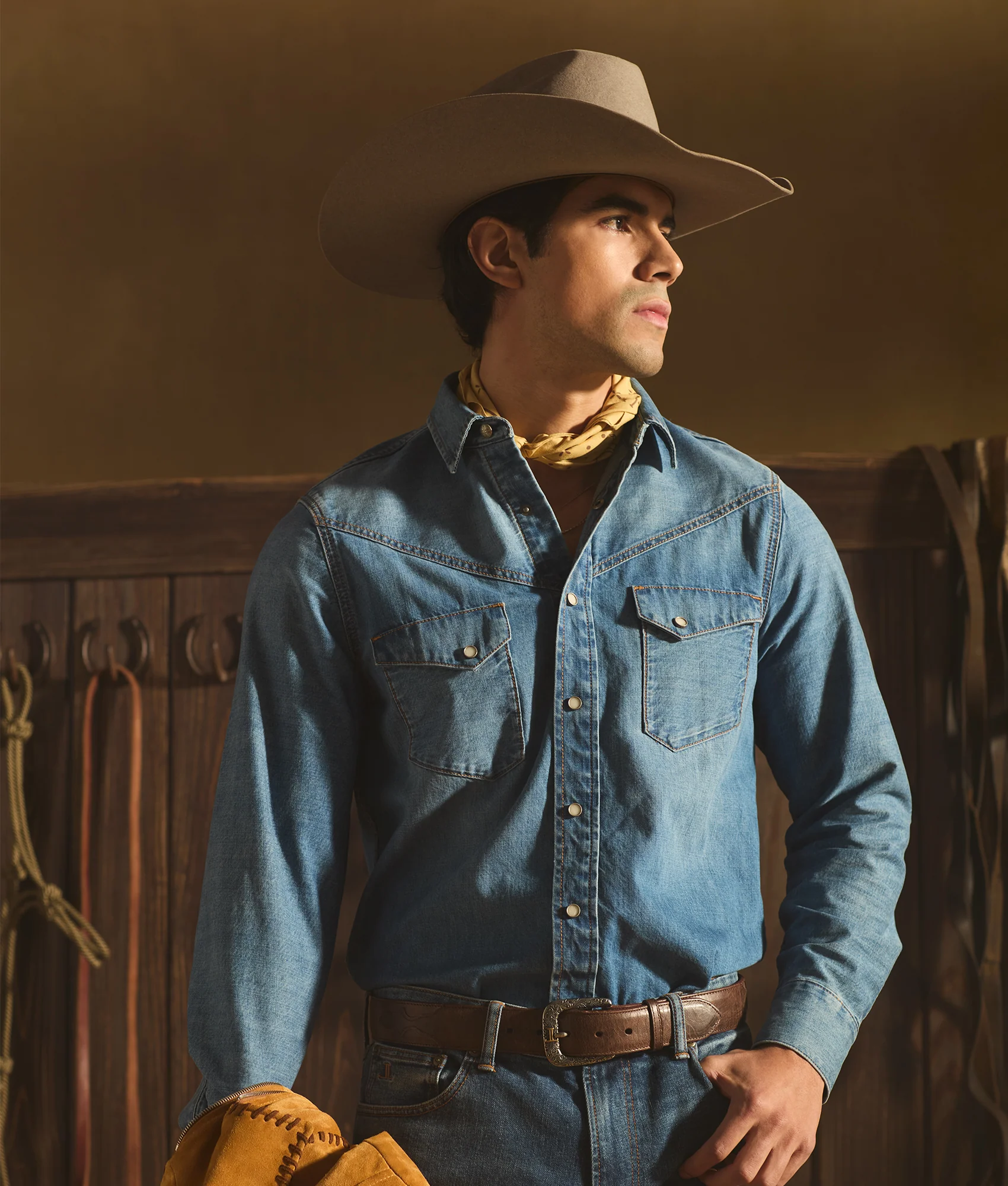 Jordy Denim Shirt - Small Town Blue