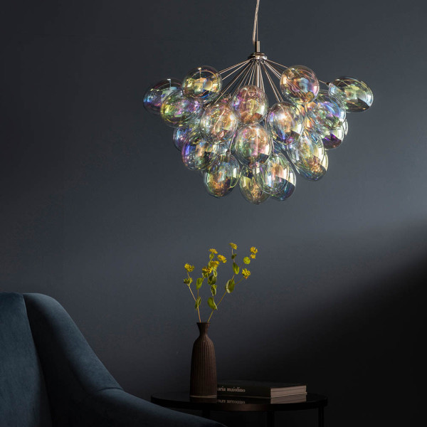Lampa wisząca INFINITY opalizujące bańki multikolor 6xG9x8W IP20 Endon