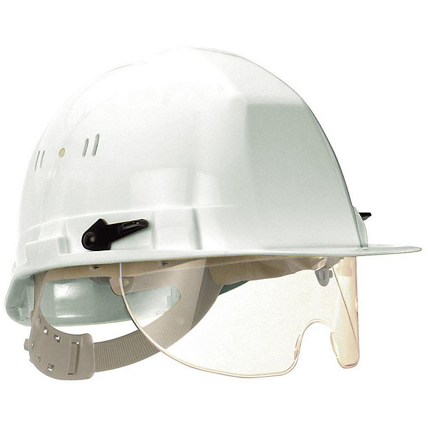 Casque de chantier avec lunette intégré Visiocéanic2 RB TB 40 blanc TALIAPLAST 564511