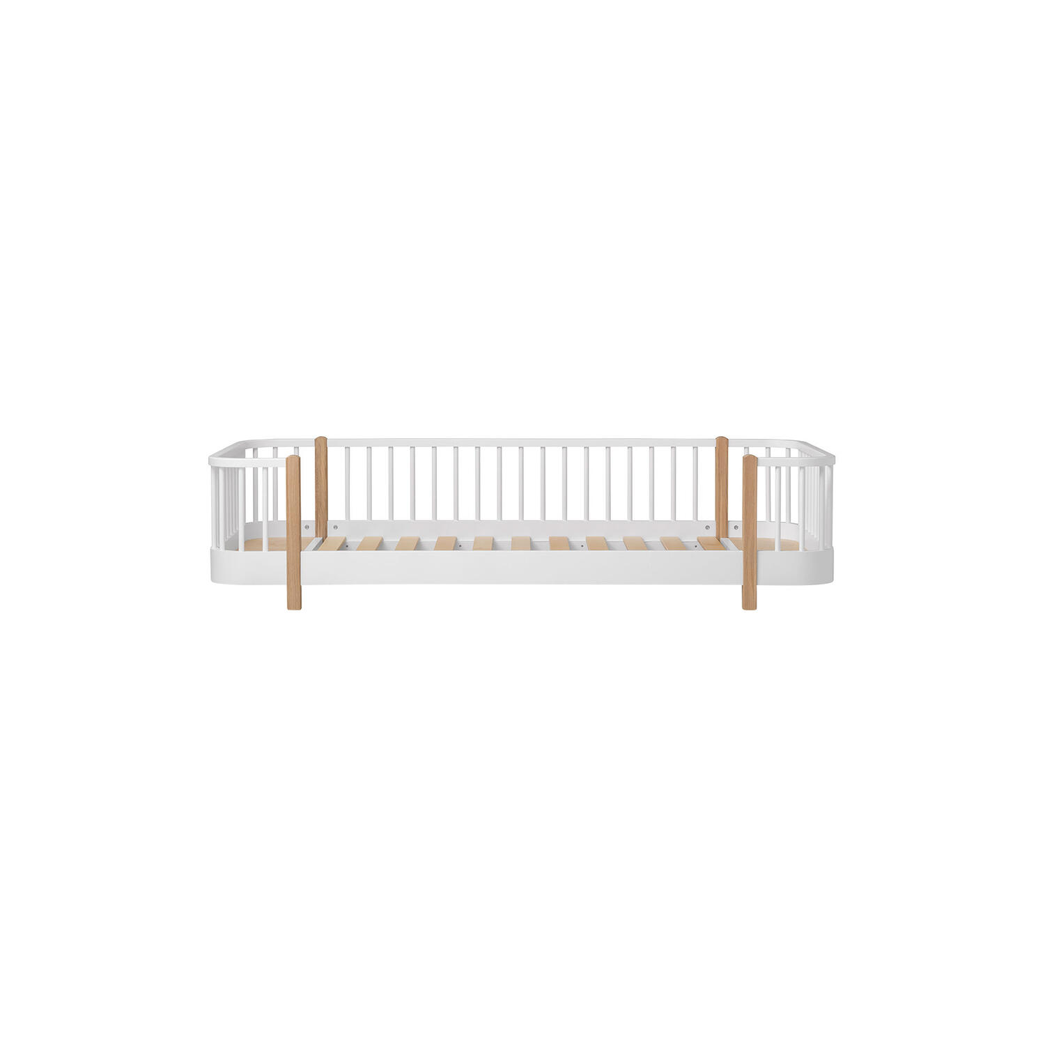 Wood Original gulvseng, hvid/eg