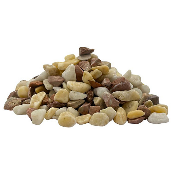 BIG BAG de  /- 1000 Kg Galet Brisa de Pierre Naturelle Rouge, Blanche et Jaune 4/8 mm - Livraison PREMIUM