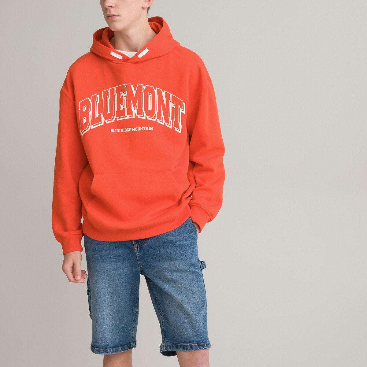 Sweat oversize à capuche en molleton