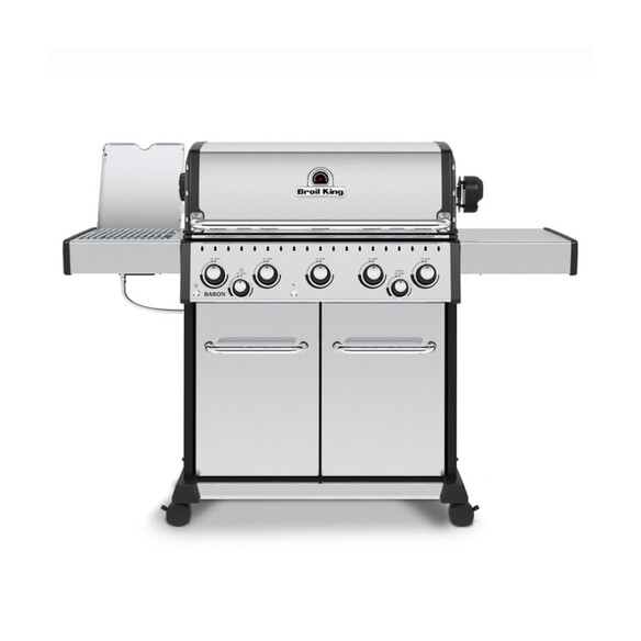 Barbecue gaz Baron S 590 IR   Plancha   Rôtisserie - Broil King