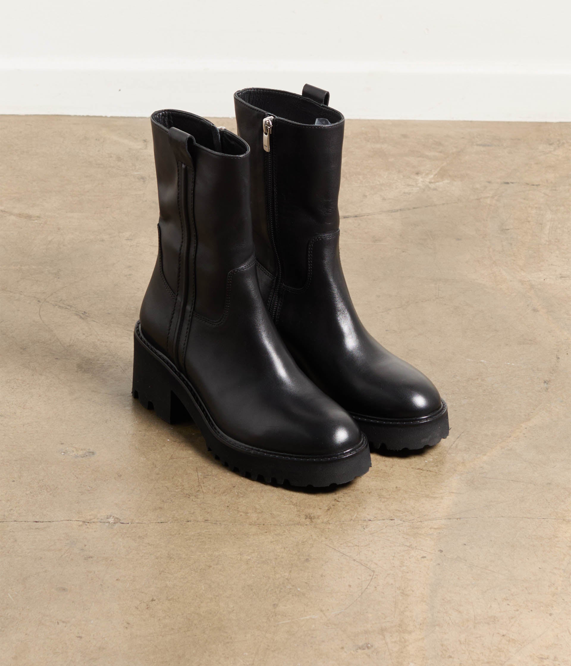 Boots motard noir Spencer