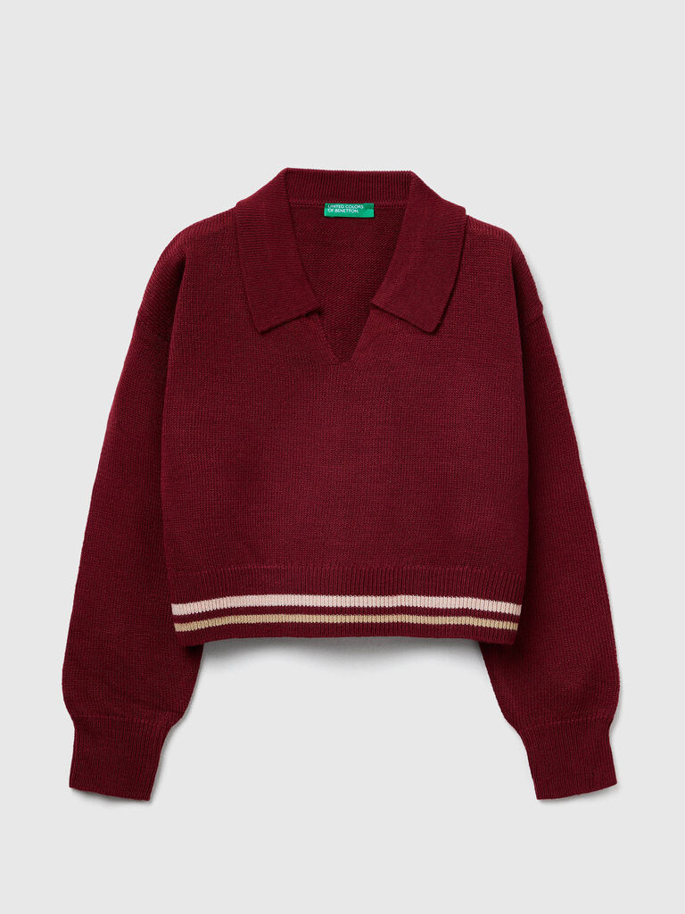 Knit polo