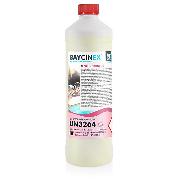 Nettoyant Piscine Liquide Baycinex En Bouteille De 1 L x 6