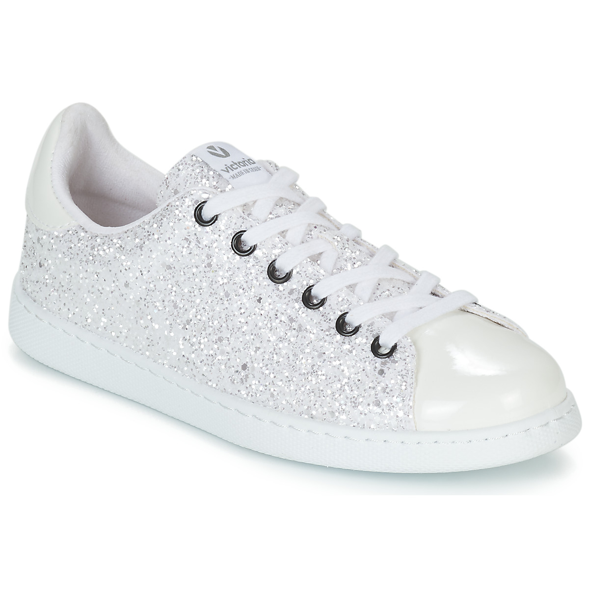 Victoria - TENIS GLITTER - White