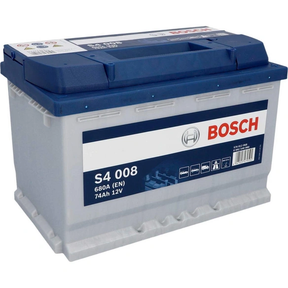 Starterbatterie, BOSCH silver, 12V 74 Ah A680 S4 KSN S4 008