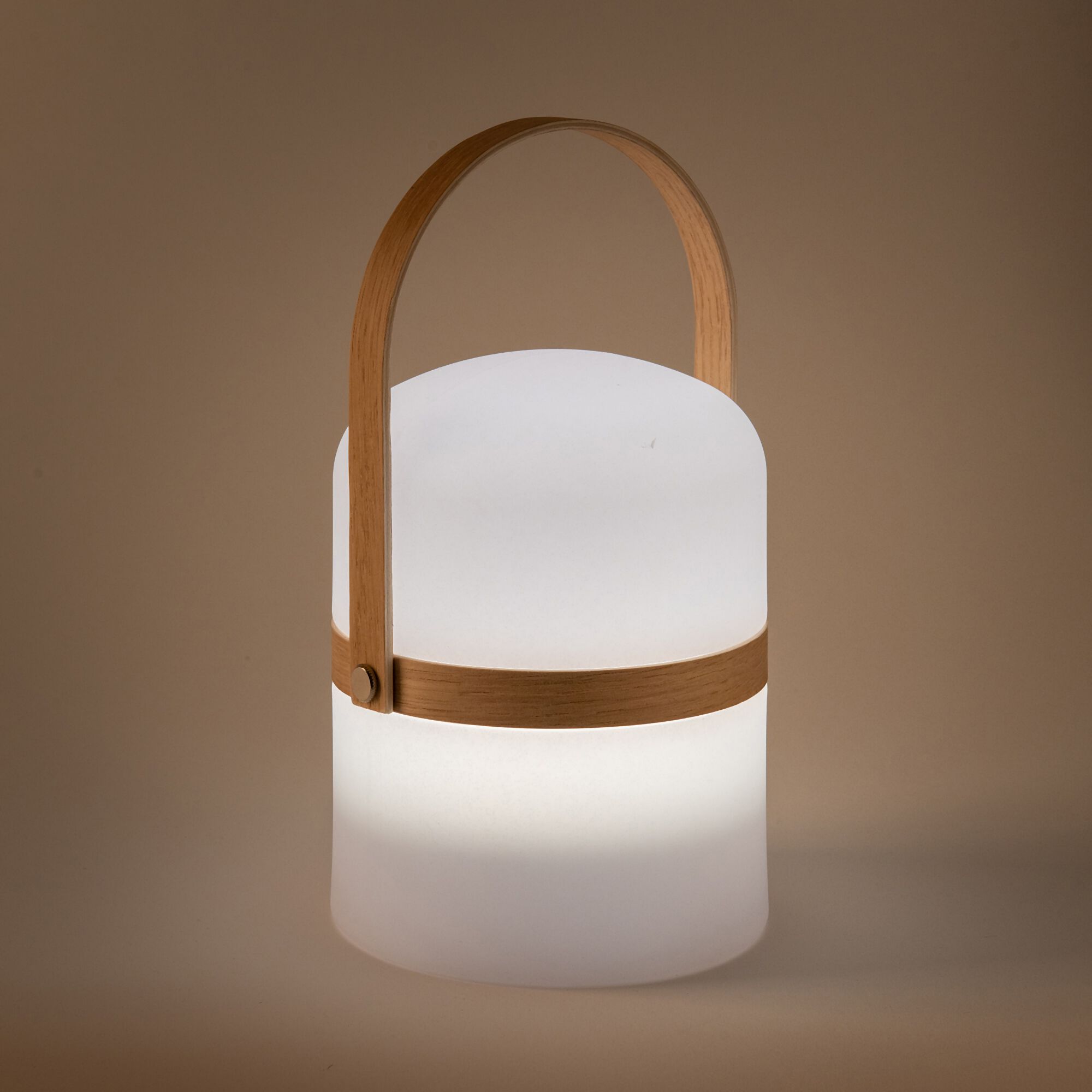 NOMAD - Lampe à poser extérieur nomade H26,50xD14,50cm - blanc