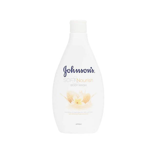 JOHNSONS BODY WASH SOFT & NOURISH 400ml