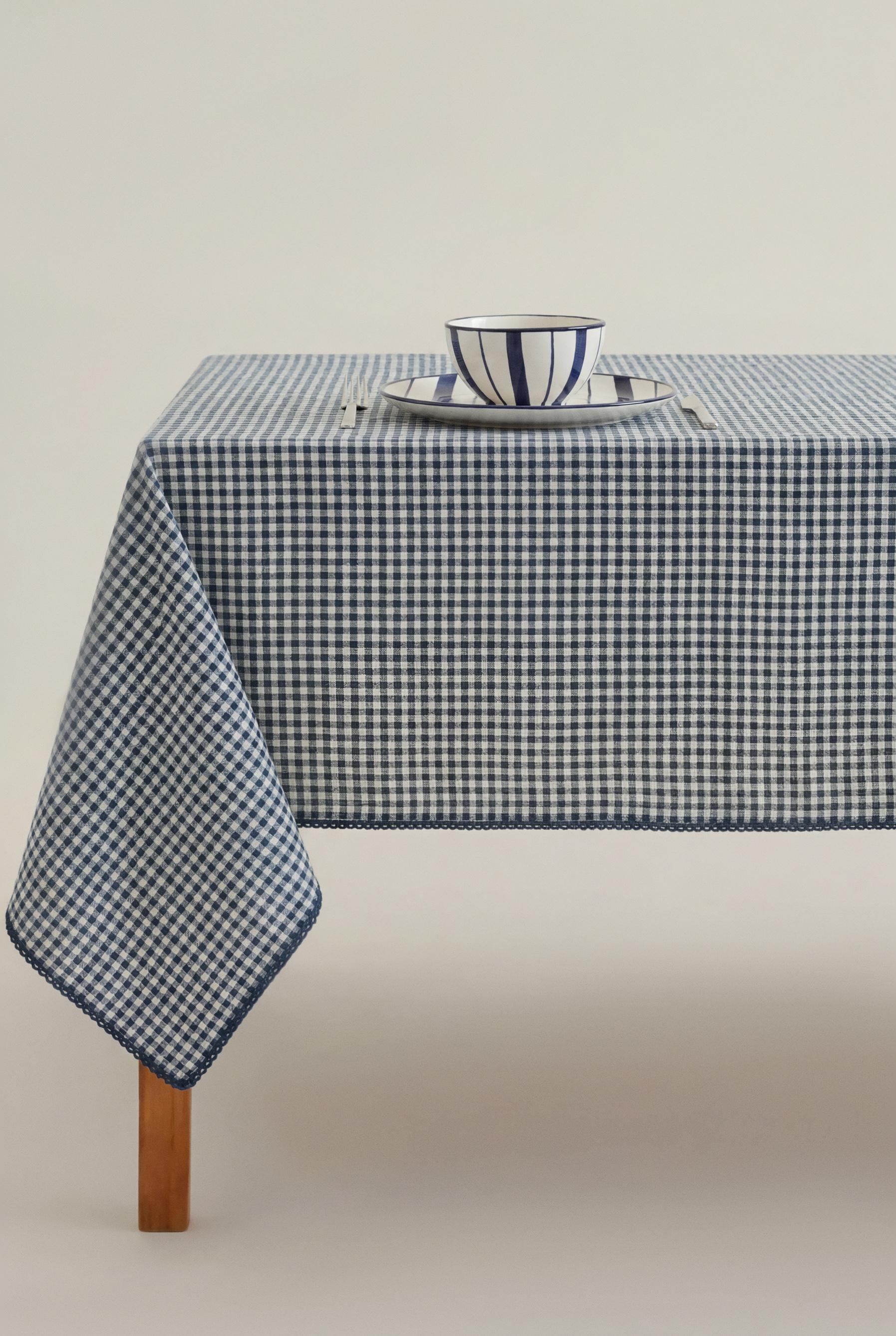 Mantel cuadro vichy 140 x 240 cm