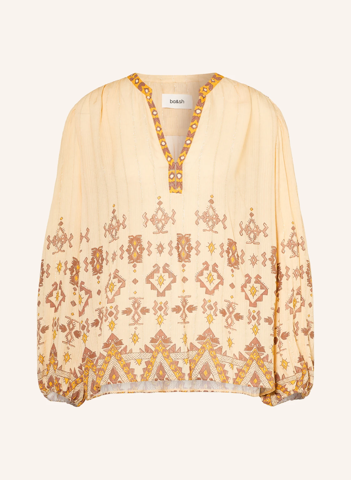 ba&sh Blusenshirt ZATO mit Glitzergarn