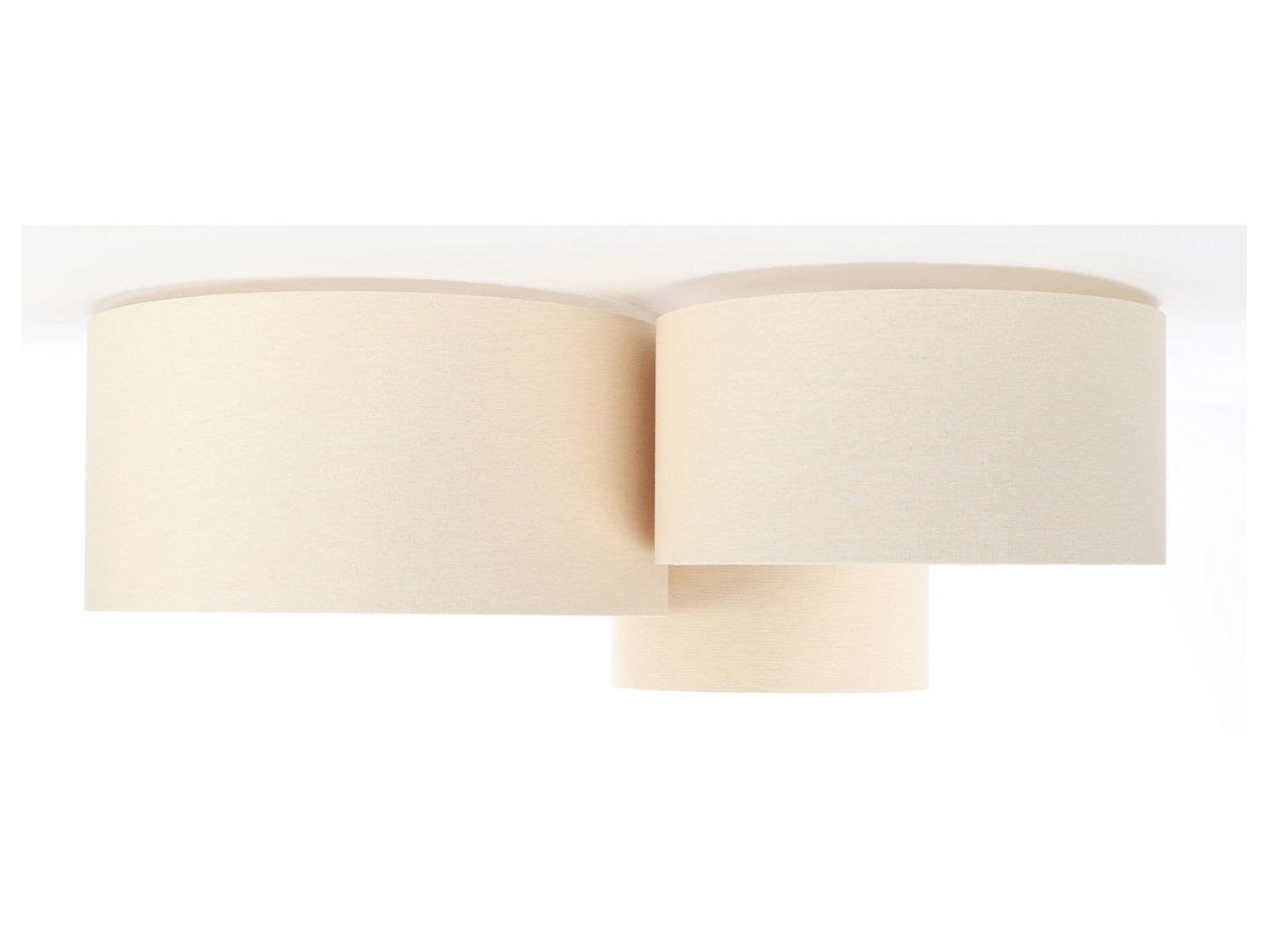 Lampa sufitowa Boho 3-punktowa beżowa