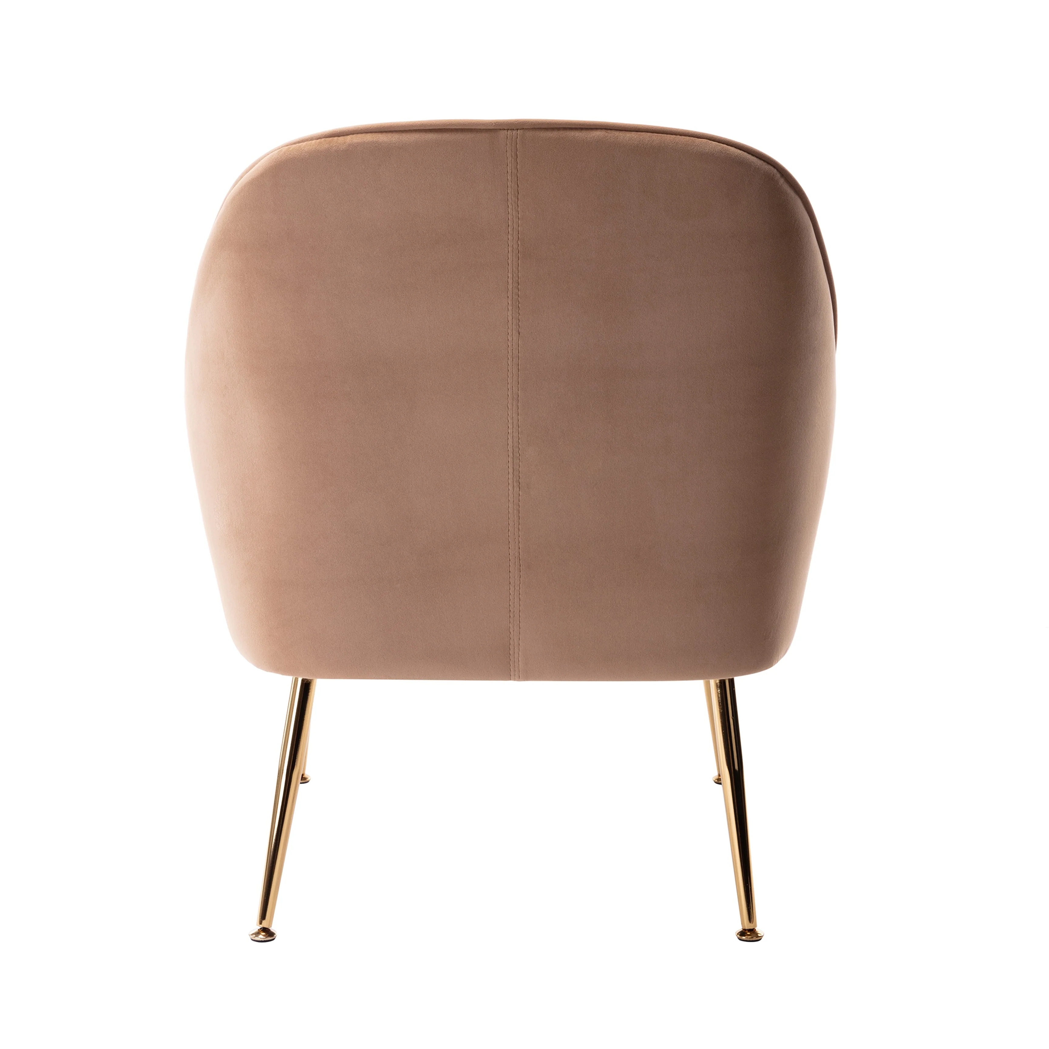 Porthos Home Adora Velvet Upholstered Accent Chair with Gold Chrome Legs