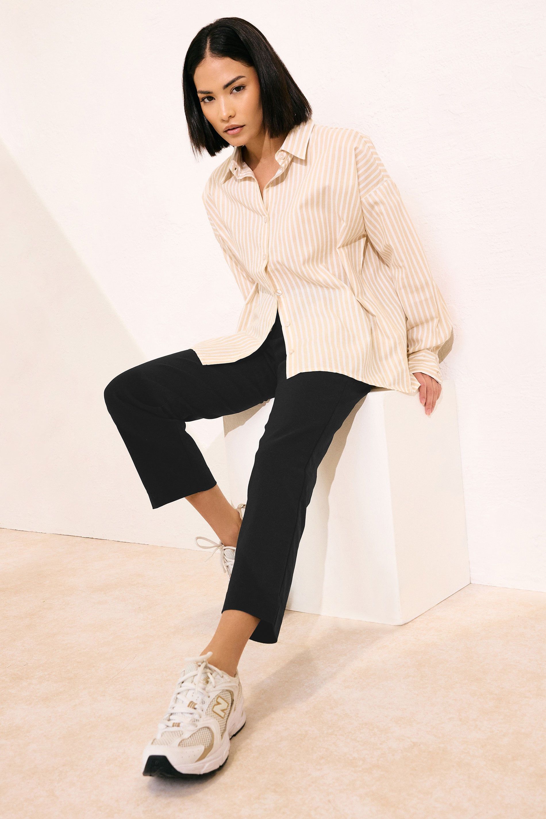 PixieGirl Petite Stretch Straight Leg Trousers
