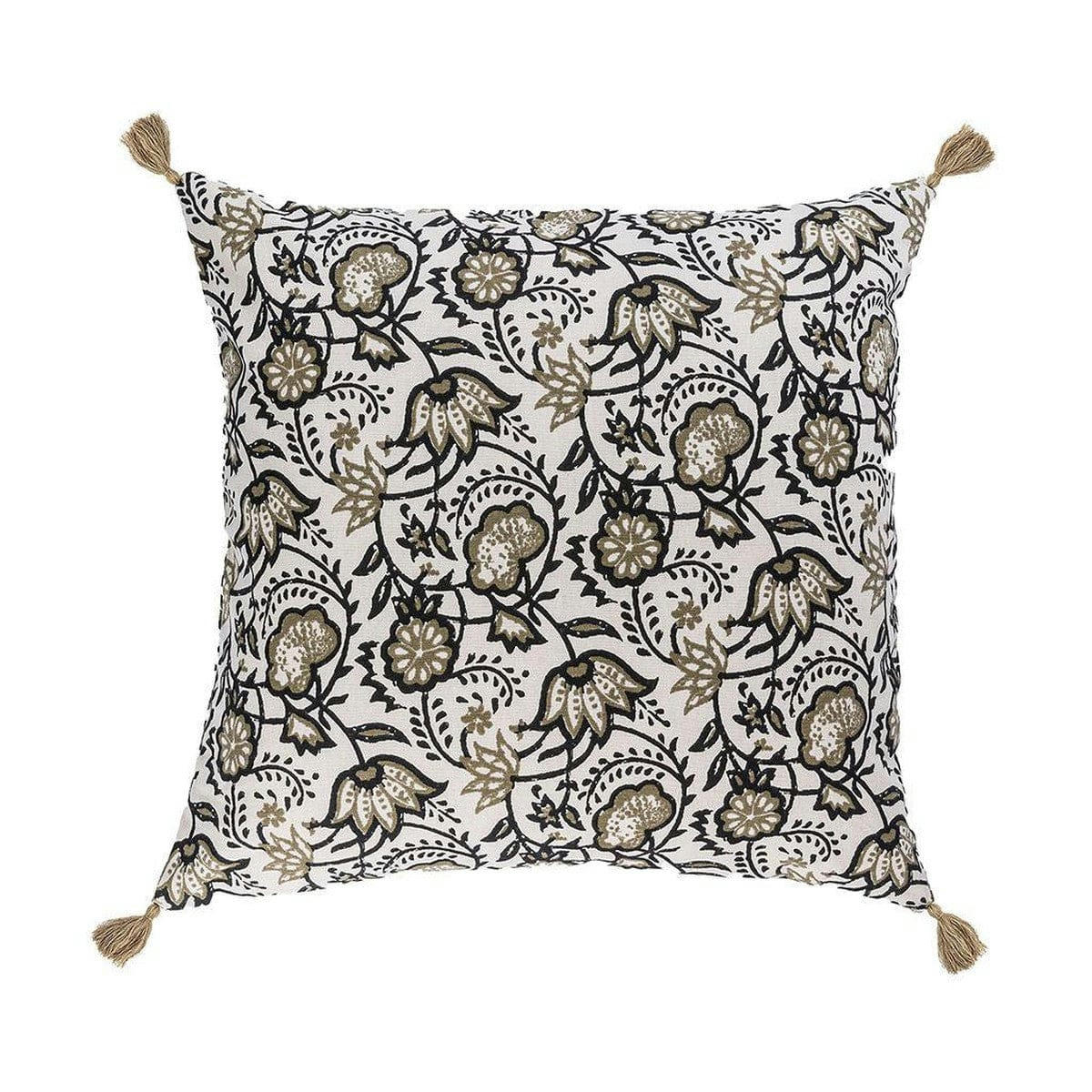 CARMA - Housse de coussin coton  50x50 taupe
