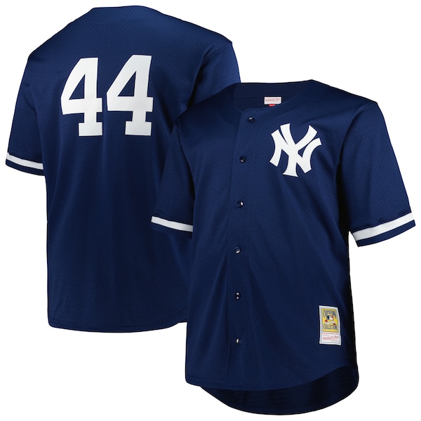 Reggie Jackson New York Yankees  Big & Tall Cooperstown Collection Mesh Batting Practice Jersey - Navy
