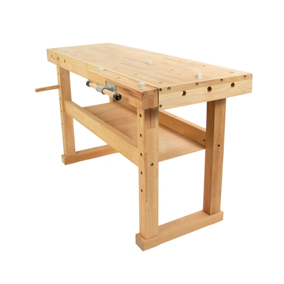 Werkbank, BxHxT: 140 x 83 x 50 cm, Buchenholz
