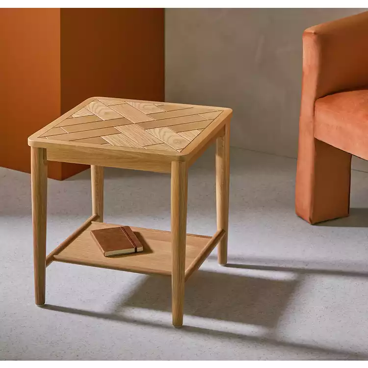 Habitat Afram Side Table - Natural
