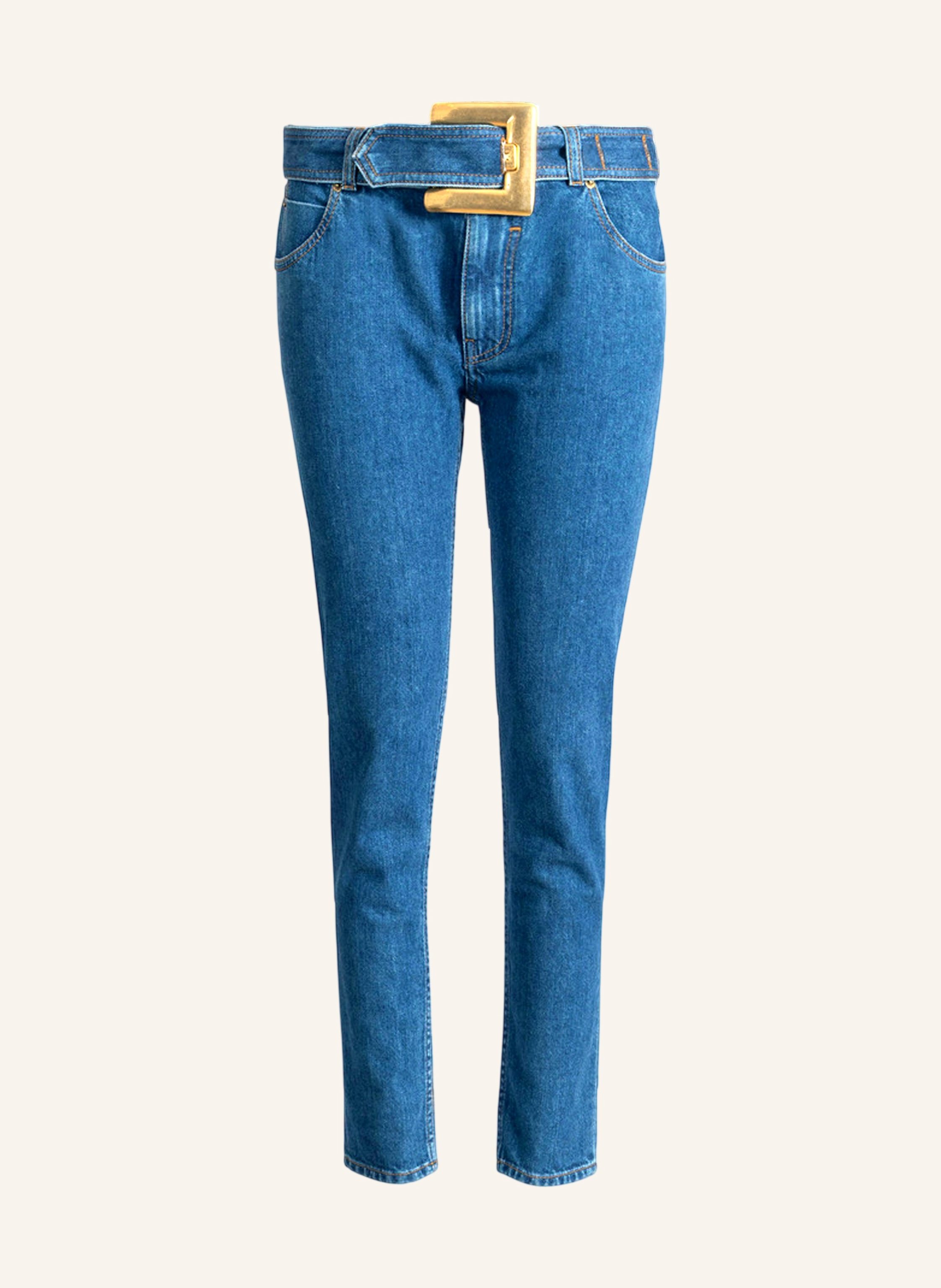 BALMAIN Jeans mit Gürtel