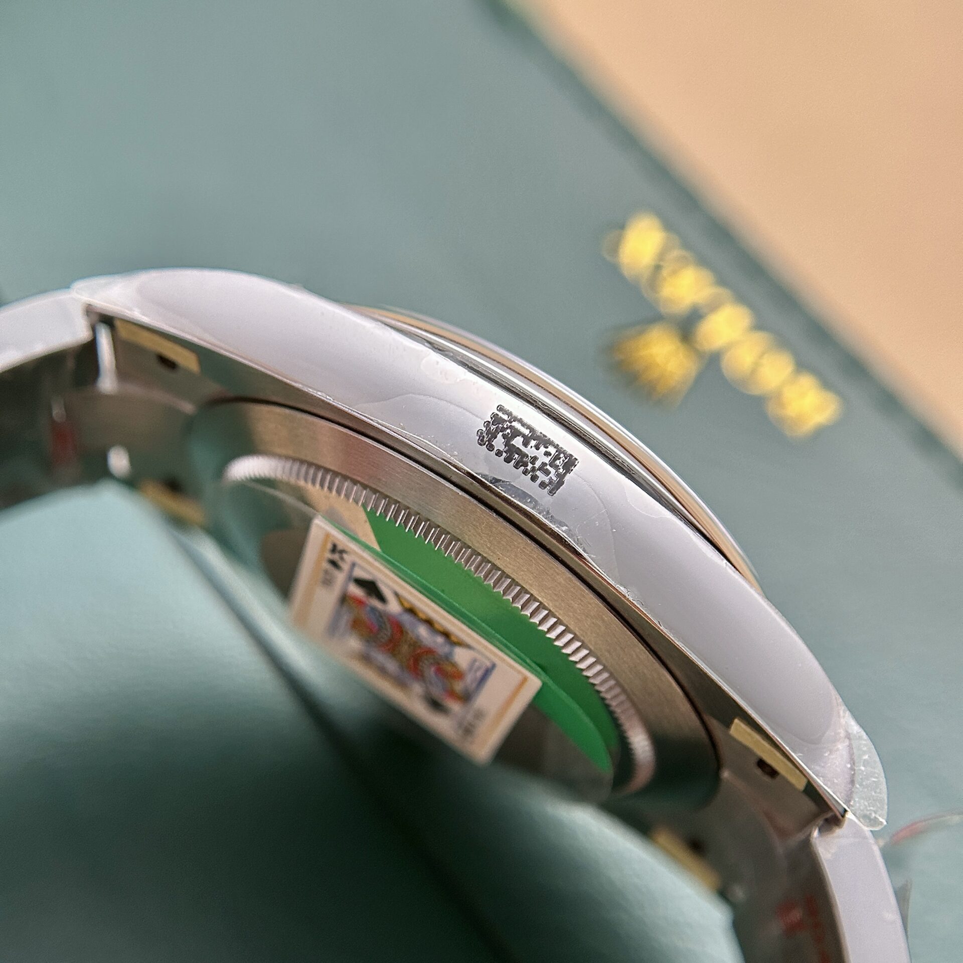 Rolex Oyster Perpetual 124300 316L Steel Green Dial 41mm Oyster AAA Replica