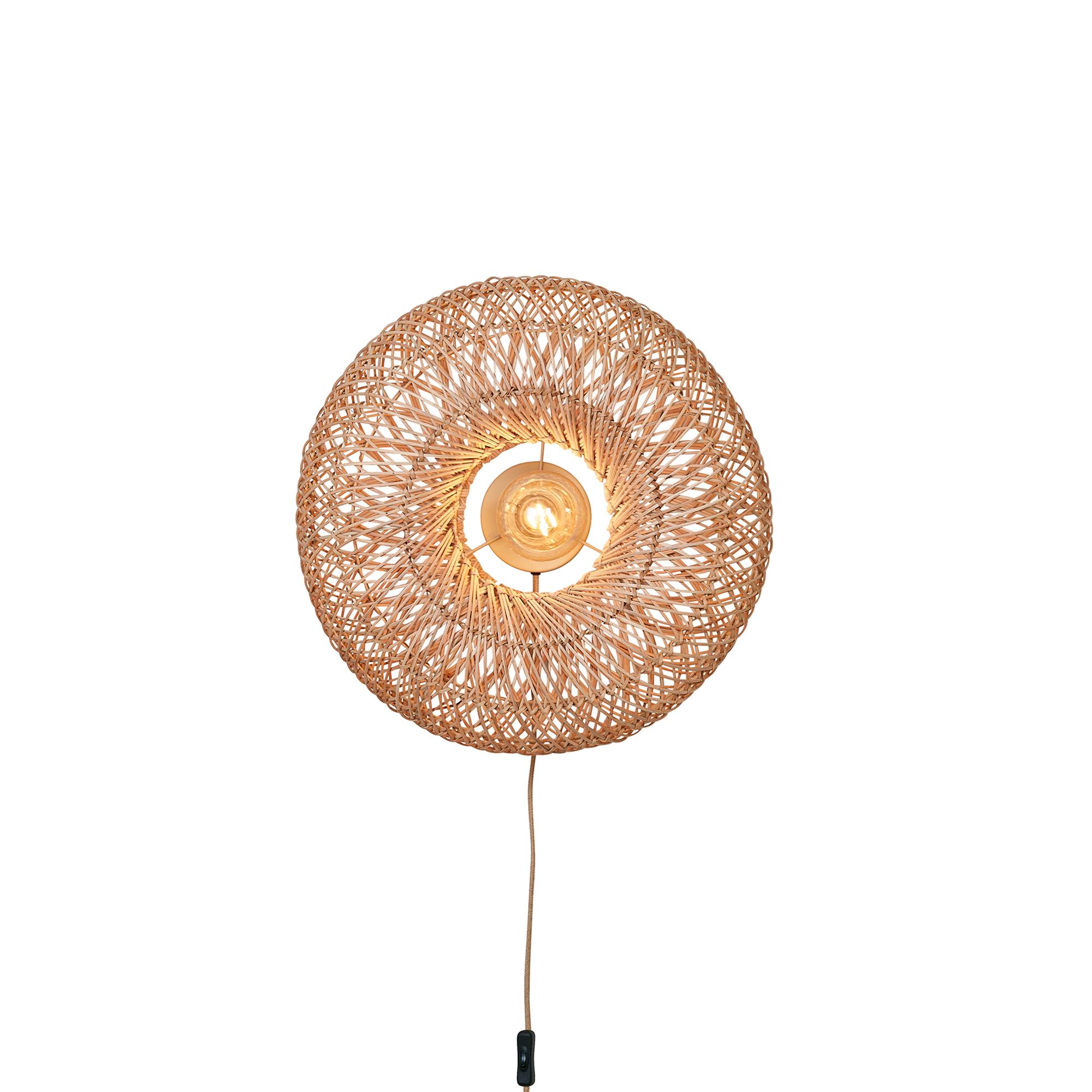 GOOD&MOJO wandlamp ARIZONA - bruin - Ø50cm