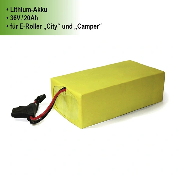 Ersatzakku »City Safety Plus«, Lithium-Ionen, 36 V, 720 Wh