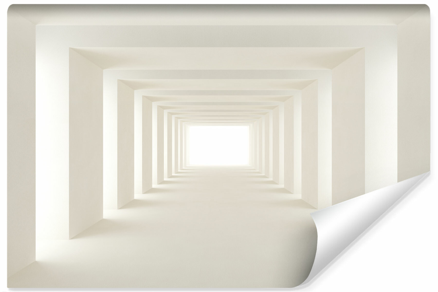 Fototapeta Do Salonu Nowoczesny Tunel Efekt 3D 90x60cm