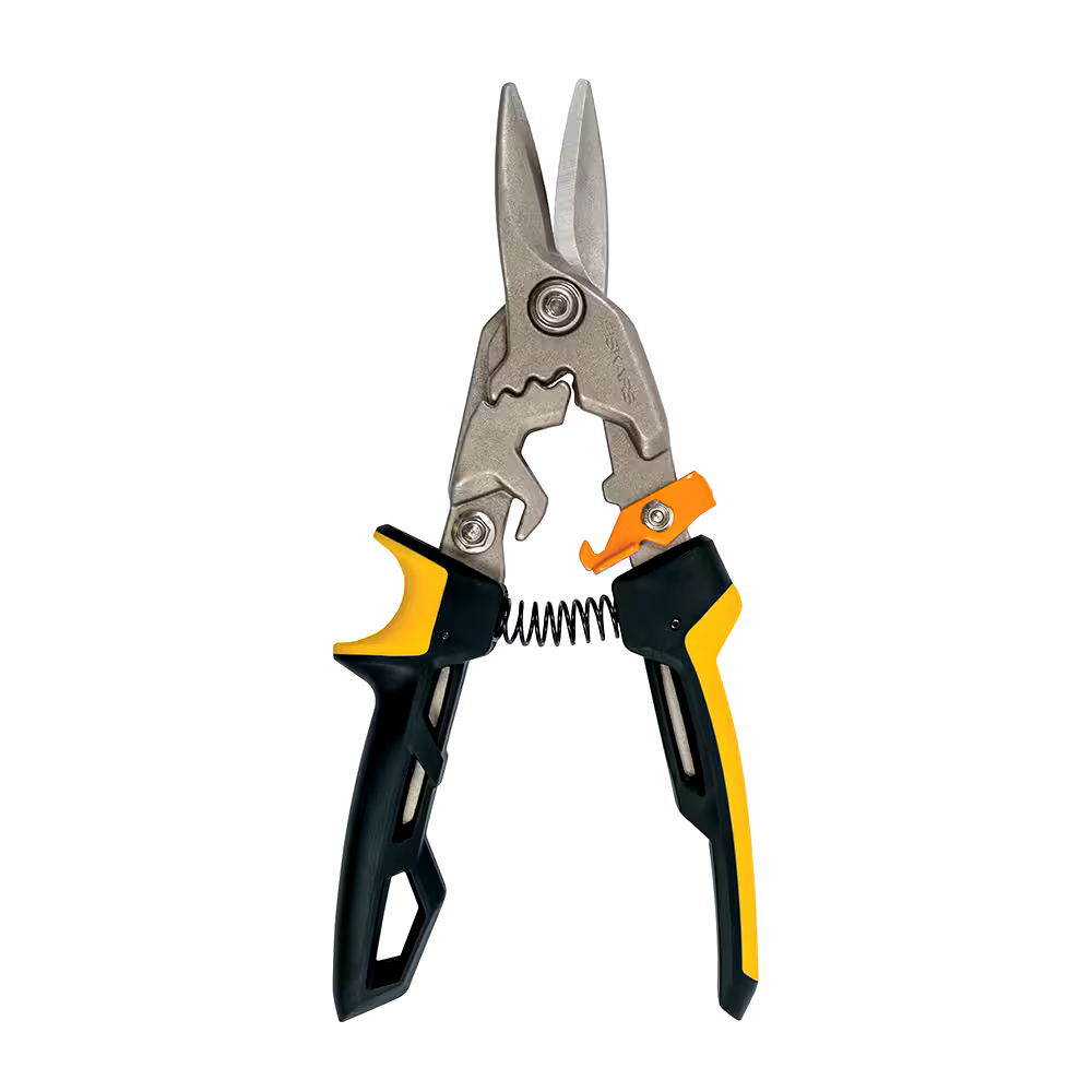 Fiskars Pro 710600-5003 PowerGear® Straight Cut Aviation Snips, 11/2-in Cut Length